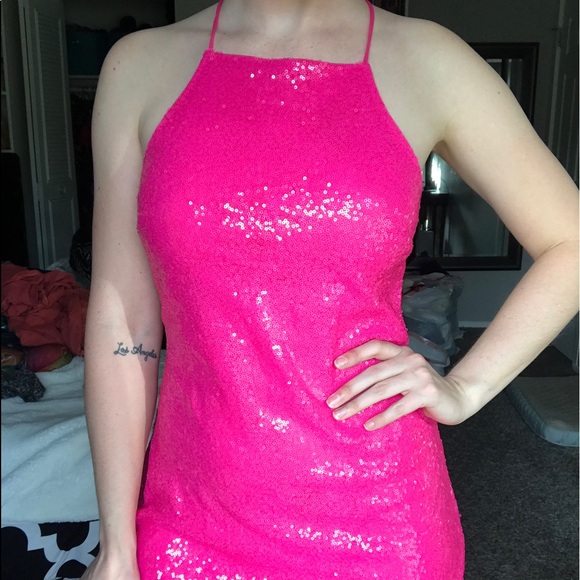 Motel Rocks Pink Mini Dress - Picture 5 of 7